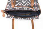 Load image into Gallery viewer, Shoulder Sling- Grey Ikat - October Jaipur