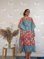 Load image into Gallery viewer, Phoebe Cotton Kaftan-Multicolor