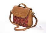 Load image into Gallery viewer, Sling Bag- Red Ikat - October Jaipur
