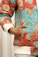 Load image into Gallery viewer, Pink City 2-Quilted Bomber Jacket