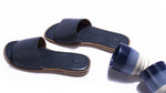 Load image into Gallery viewer, Single strap slides- BLUE - October Jaipur