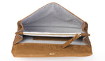 Load image into Gallery viewer, Suede clutch- Tan - October Jaipur