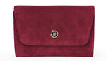 Load image into Gallery viewer, Suede Clutch- Maroon - October Jaipur