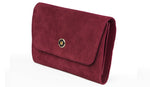 Load image into Gallery viewer, Suede Clutch- Maroon - October Jaipur