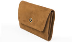 Load image into Gallery viewer, Suede clutch- Tan - October Jaipur
