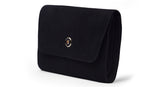 Load image into Gallery viewer, Suede clutch- Black - October Jaipur