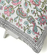 Load image into Gallery viewer, Westend Garden- Lumbar Pillow White - October Jaipur