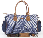 Load image into Gallery viewer, Overnighter- Indigo Tie Dye - October Jaipur