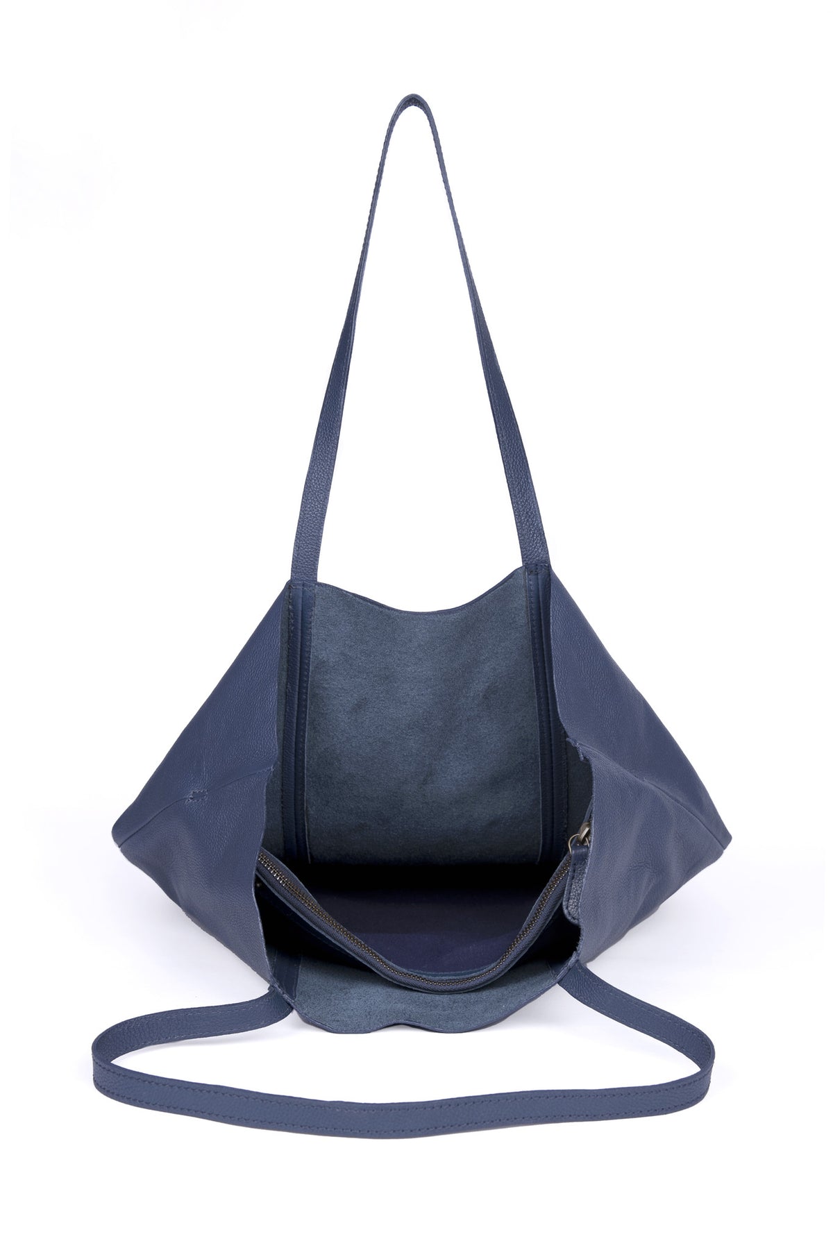 Leather Tote- Flamingo - October Jaipur