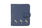 Load image into Gallery viewer, Flamingo Wallet - Blue - October Jaipur