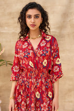 Load image into Gallery viewer, KATE SHORT DRESS-FLORA