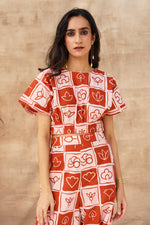 Load image into Gallery viewer, ANGIE CROP TOP-COTTON