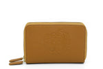 Load image into Gallery viewer, ROYAL CREST- DOUBLE ZIP MINI WALLET - October Jaipur