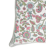 Load image into Gallery viewer, Westend Garden- White Pillow - October Jaipur