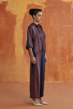 Load image into Gallery viewer, HOODIE C0-ORD SET- INDIGO
