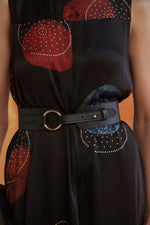 Load image into Gallery viewer, Route- Black Leather Belt
