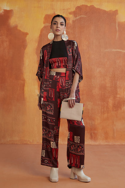 TRAVELLERS SHRUG SET- SAMPLE PRINT