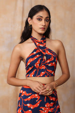 Load image into Gallery viewer, KIARA HALTER SET-FLORA
