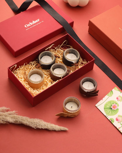 TEA LIGHT SET (SET OF 6)