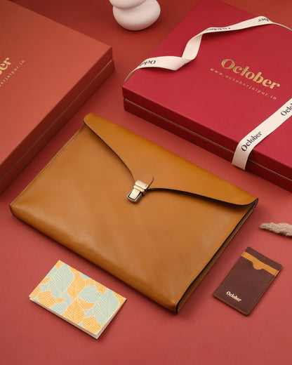 ROYCE LAPTOP SLEEVE- MUSTARD