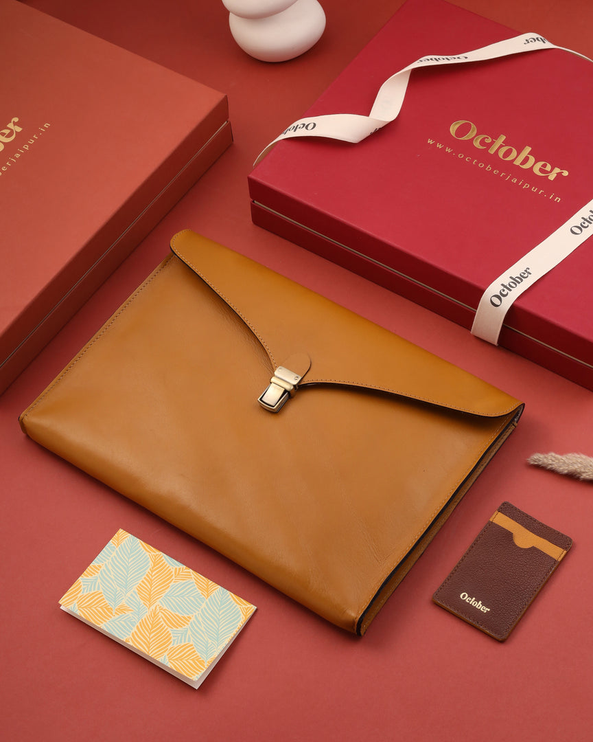 ROYCE LAPTOP SLEEVE- MUSTARD