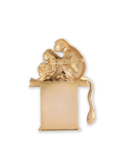 Monkey Festive Brooch- Parivar