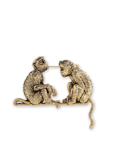 Monkey Brooch- Swinging
