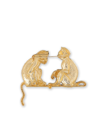 Monkey Brooch- Swinging