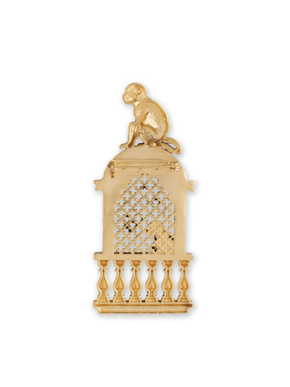 Monkey Festive Brooch- Johari