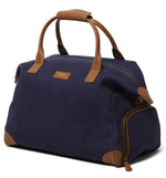 Load image into Gallery viewer, BRONX CANVAS DUFFLE BAG-BLUE