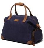 Load image into Gallery viewer, BRONX CANVAS DUFFLE BAG-BLUE
