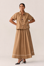 Load image into Gallery viewer, TONK LINEN SKIRT SET