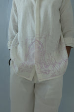 Load image into Gallery viewer, Johari Linen Shirt-Monkey Imprints