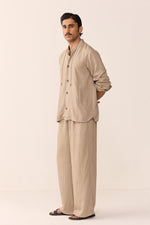 Load image into Gallery viewer, WEEKEND SHIRT SET-CHAI LATTE