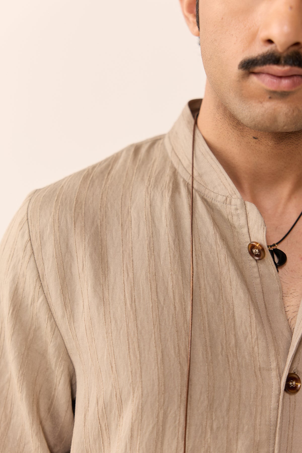 WEEKEND SHIRT SET-CHAI LATTE