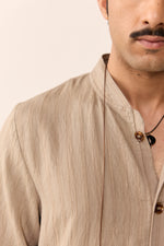 Load image into Gallery viewer, WEEKEND SHIRT SET-CHAI LATTE