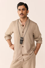 Load image into Gallery viewer, WEEKEND SHIRT SET-CHAI LATTE