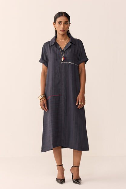SAILOR VACATION DRESS- BLUE