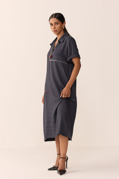 SAILOR VACATION DRESS- BLUE