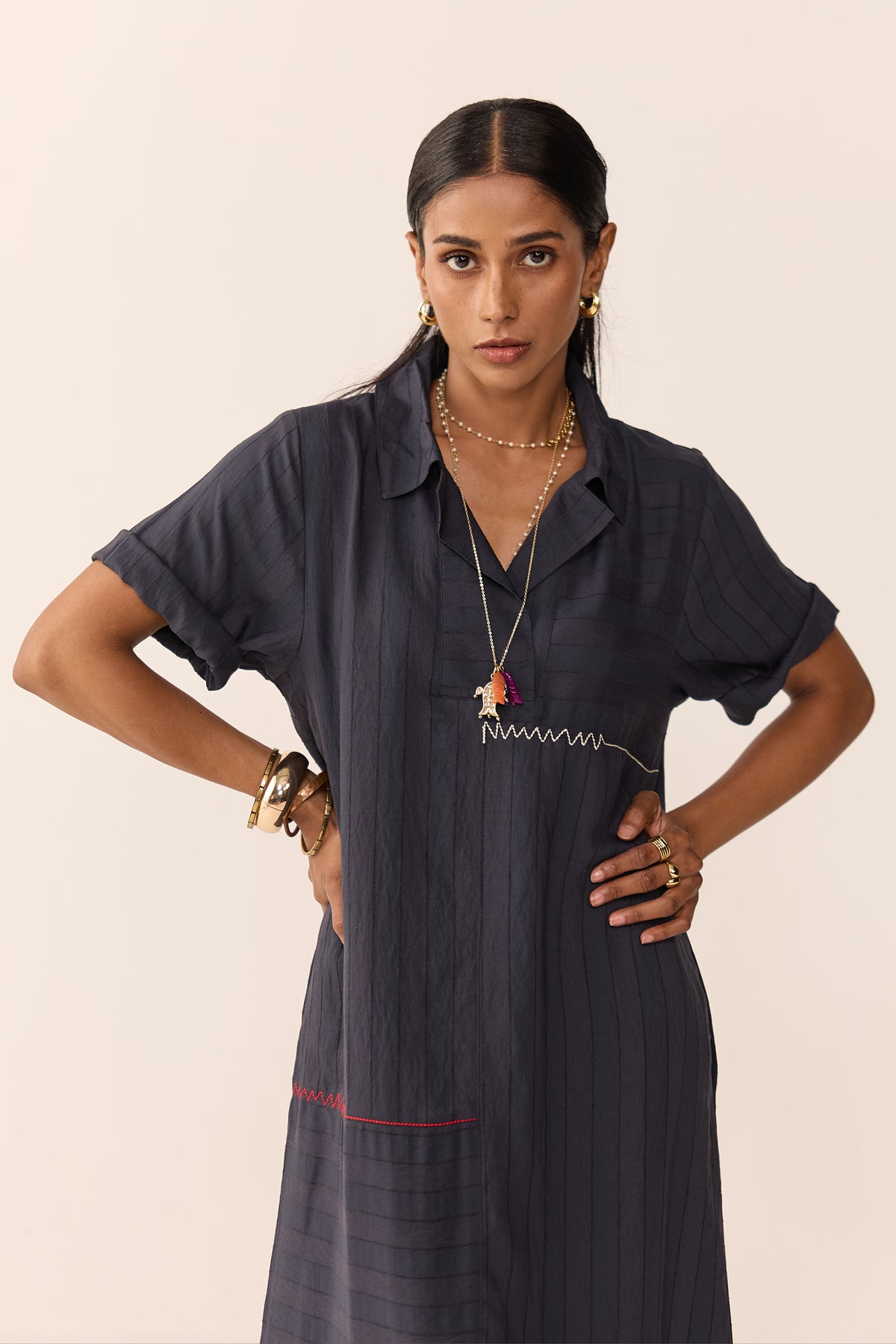 SAILOR VACATION DRESS- BLUE