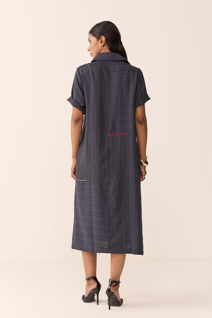 SAILOR VACATION DRESS- BLUE