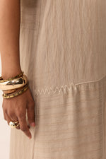 Load image into Gallery viewer, SAILOR VACATION DRESS- CHAI LATTE