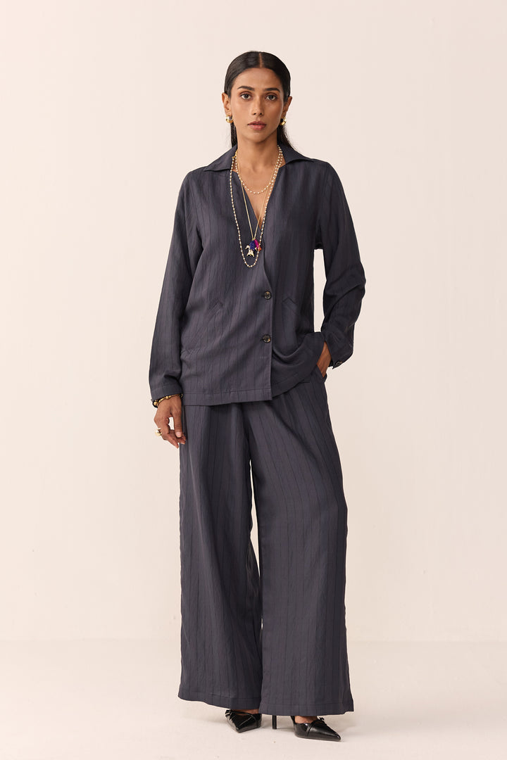 ASYMMETRIC SET- SAILOR BLUE