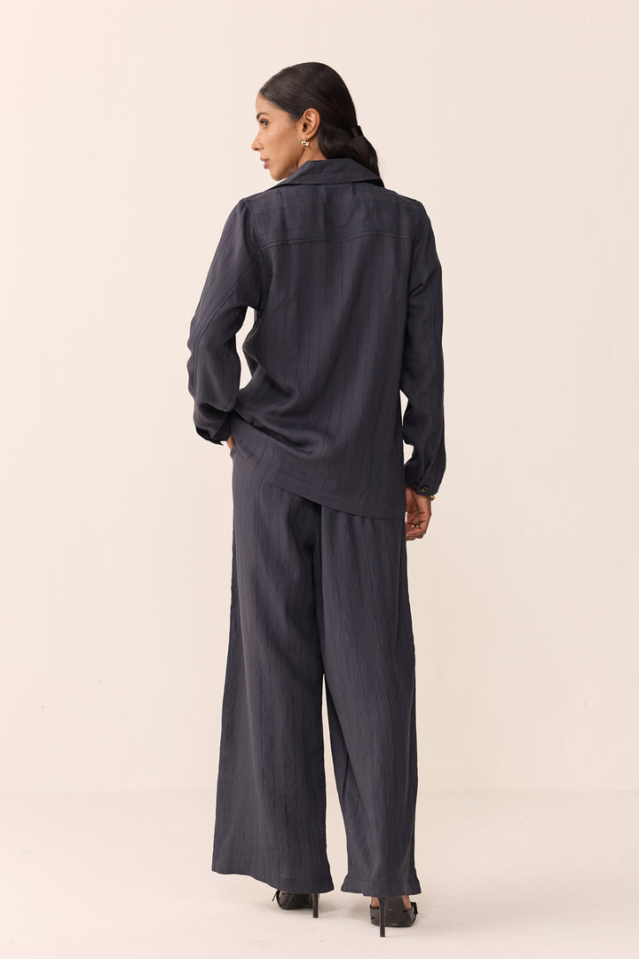 ASYMMETRIC SET- SAILOR BLUE