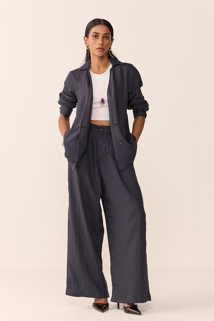 ASYMMETRIC SET- SAILOR BLUE