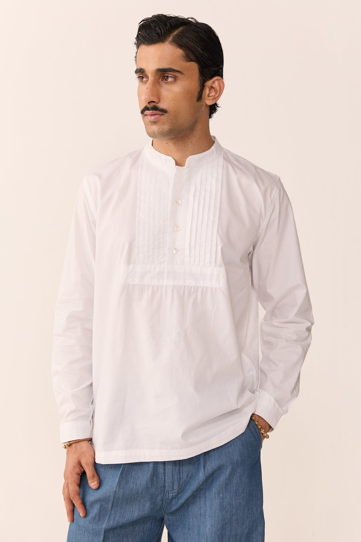 ALFAZ INDIE SHIRT-PLEATED