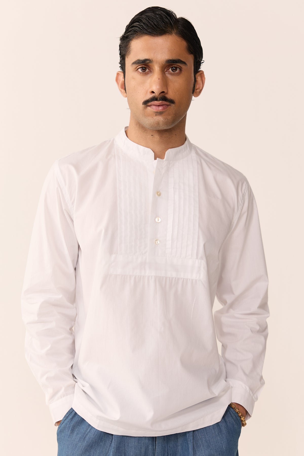 ALFAZ INDIE SHIRT-PLEATED