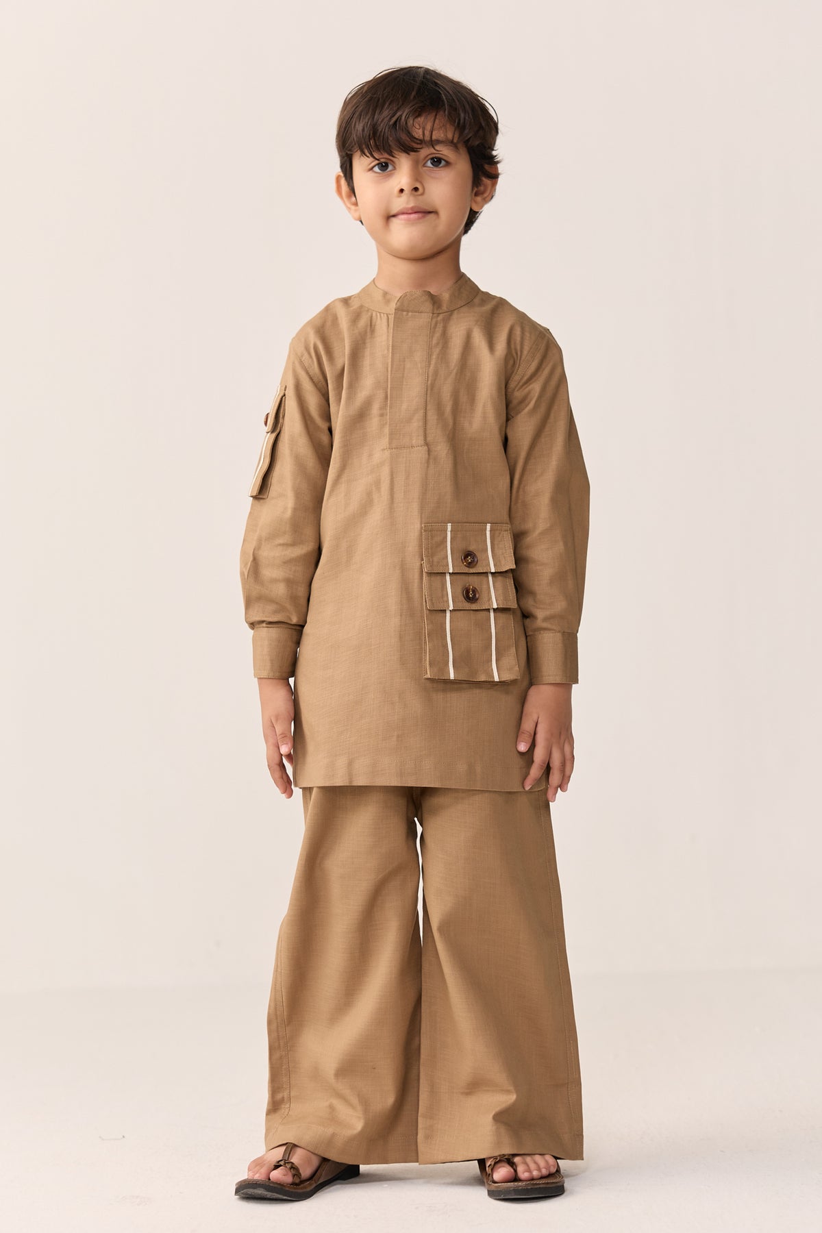 SEHER KURTA SET-LINEN