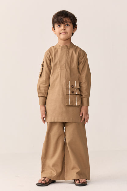 SEHER KURTA SET-LINEN