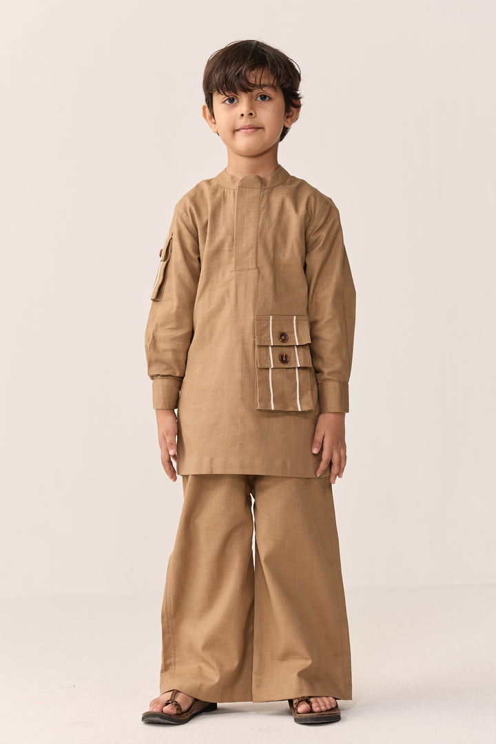 SEHER KURTA SET-LINEN